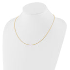1.0mm 14K Yellow Gold Box Chain - Sophia Jewelers