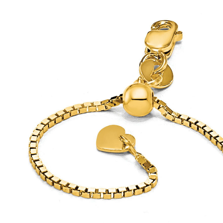 1.0mm 14K Yellow Gold Box Chain - Sophia Jewelers