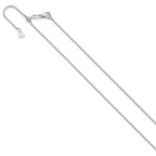 1.0mm 14K White Gold Box Chain - Sophia Jewelers