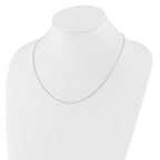 1.0mm 14K White Gold Box Chain - Sophia Jewelers