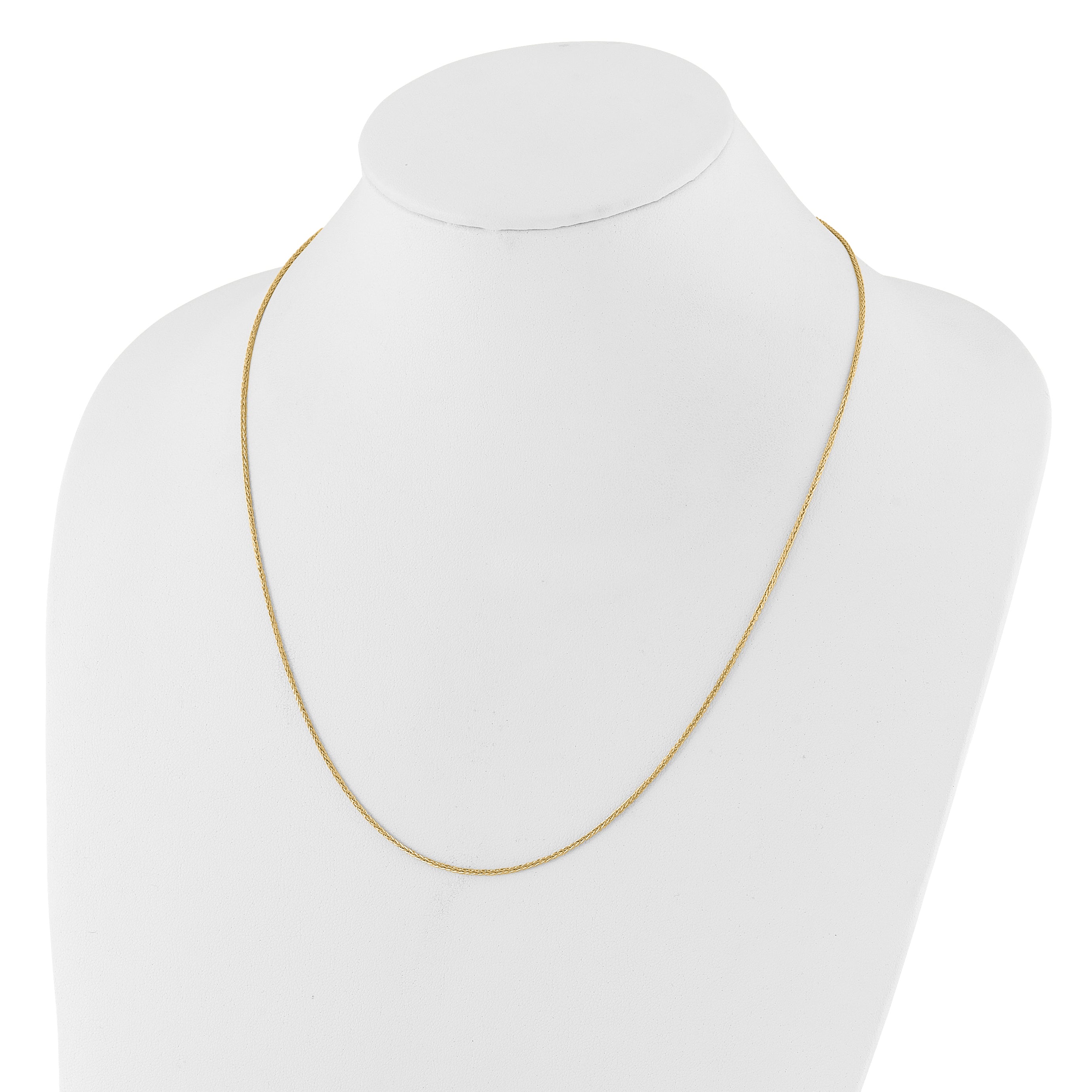 1.4mm 14K Yellow Gold Wheat Chain - Sophia Jewelers