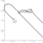 1.2mm 14K White Gold Flat Cable Chain - Sophia Jewelers