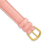 Genuine Lizard Leather Watch Band in 18mm with Gold-Tone Buckle - Sophia Jewelers