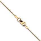 0.8mm 14K Yellow Gold Wheat Chain - Sophia Jewelers