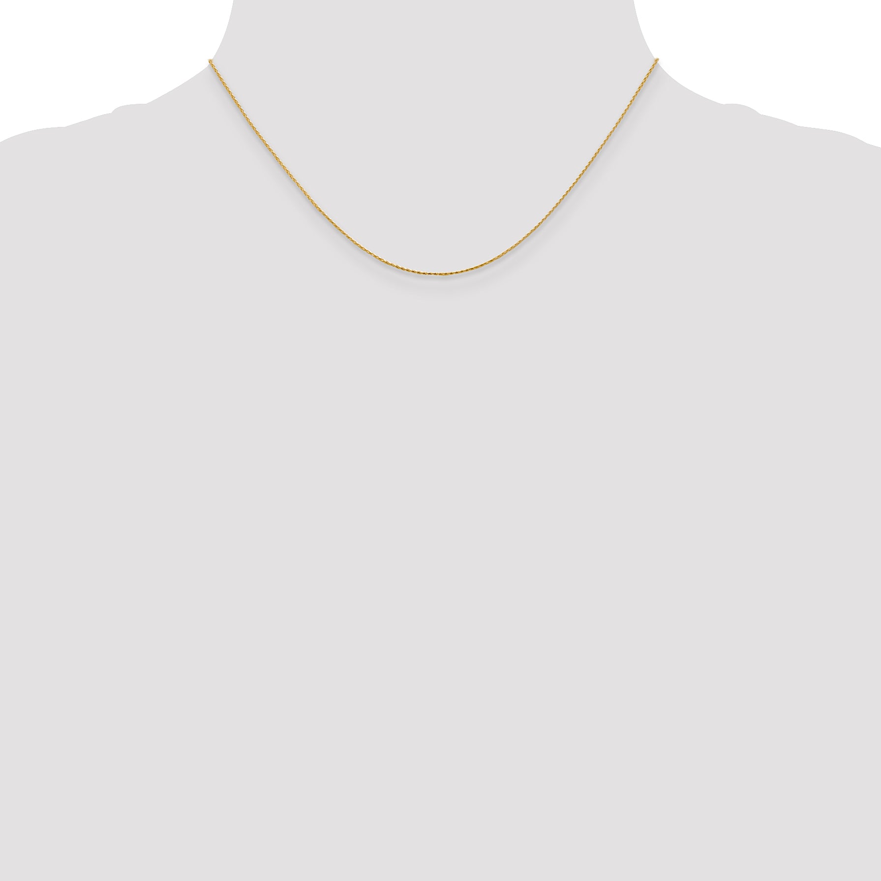 0.8mm 14K Yellow Gold Wheat Chain - Sophia Jewelers