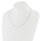 0.8mm 14K White Gold Box Chain - Sophia Jewelers