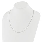 0.8mm 14K White Gold Box Chain - Sophia Jewelers