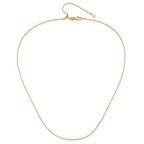 0.8mm 14K Yellow Gold Box Chain - Sophia Jewelers