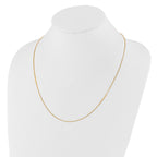 0.8mm 14K Yellow Gold Box Chain - Sophia Jewelers