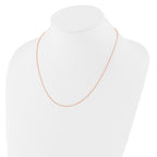 1.0mm 14K Rose Gold Wheat Chain - Sophia Jewelers