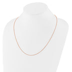 1.0mm 14K Rose Gold Wheat Chain - Sophia Jewelers