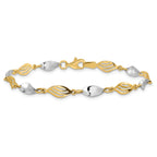 14K Two-tone Bracelet