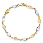 14K Two-tone Bracelet