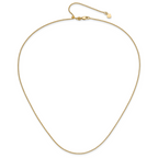 1.2mm 14K Yellow Gold Curb Chain - Sophia Jewelers