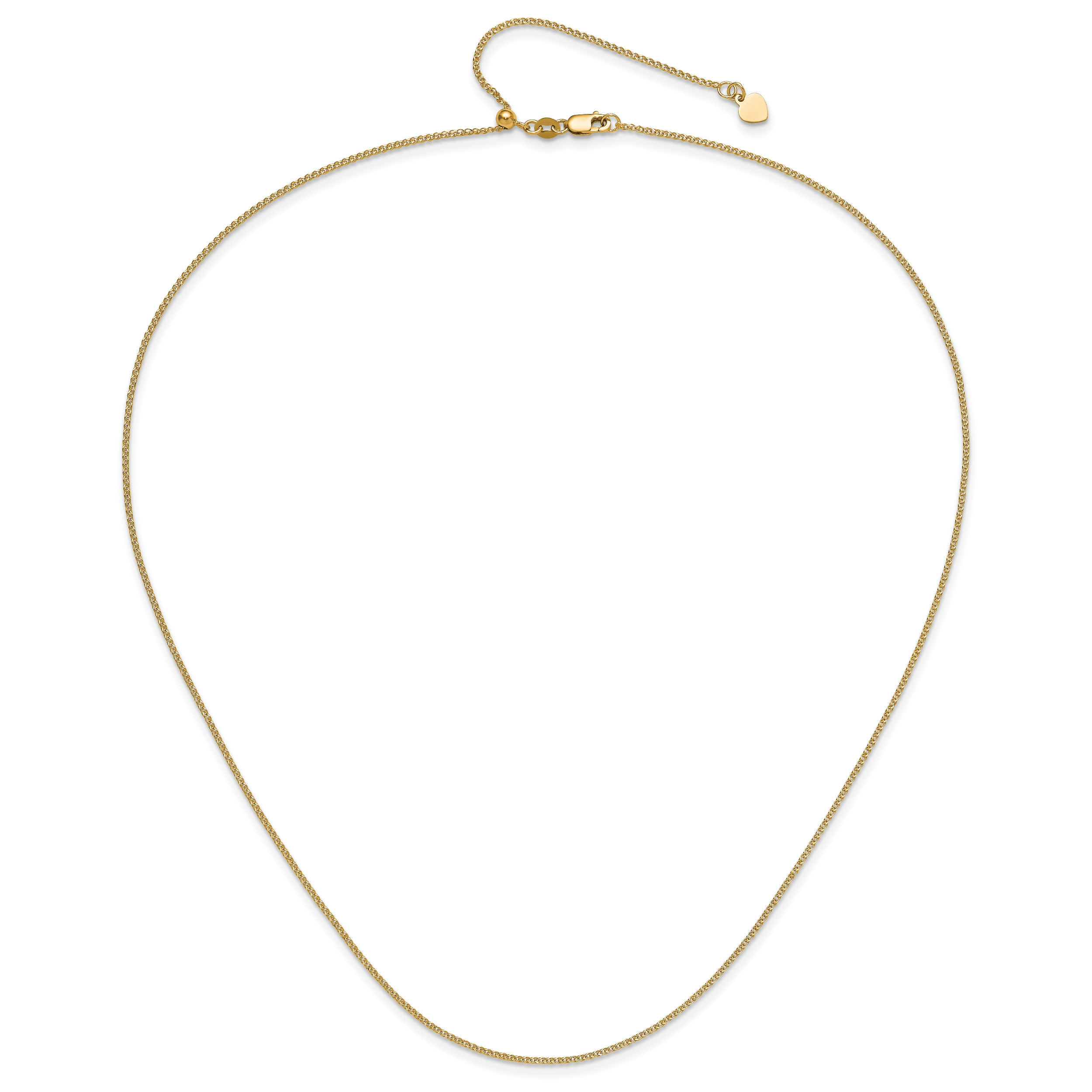 1.2mm 14K Yellow Gold Curb Chain - Sophia Jewelers