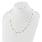 1.2mm 14K Yellow Gold Curb Chain - Sophia Jewelers