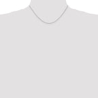 0.7mm 14K White Gold Box Chain - Sophia Jewelers