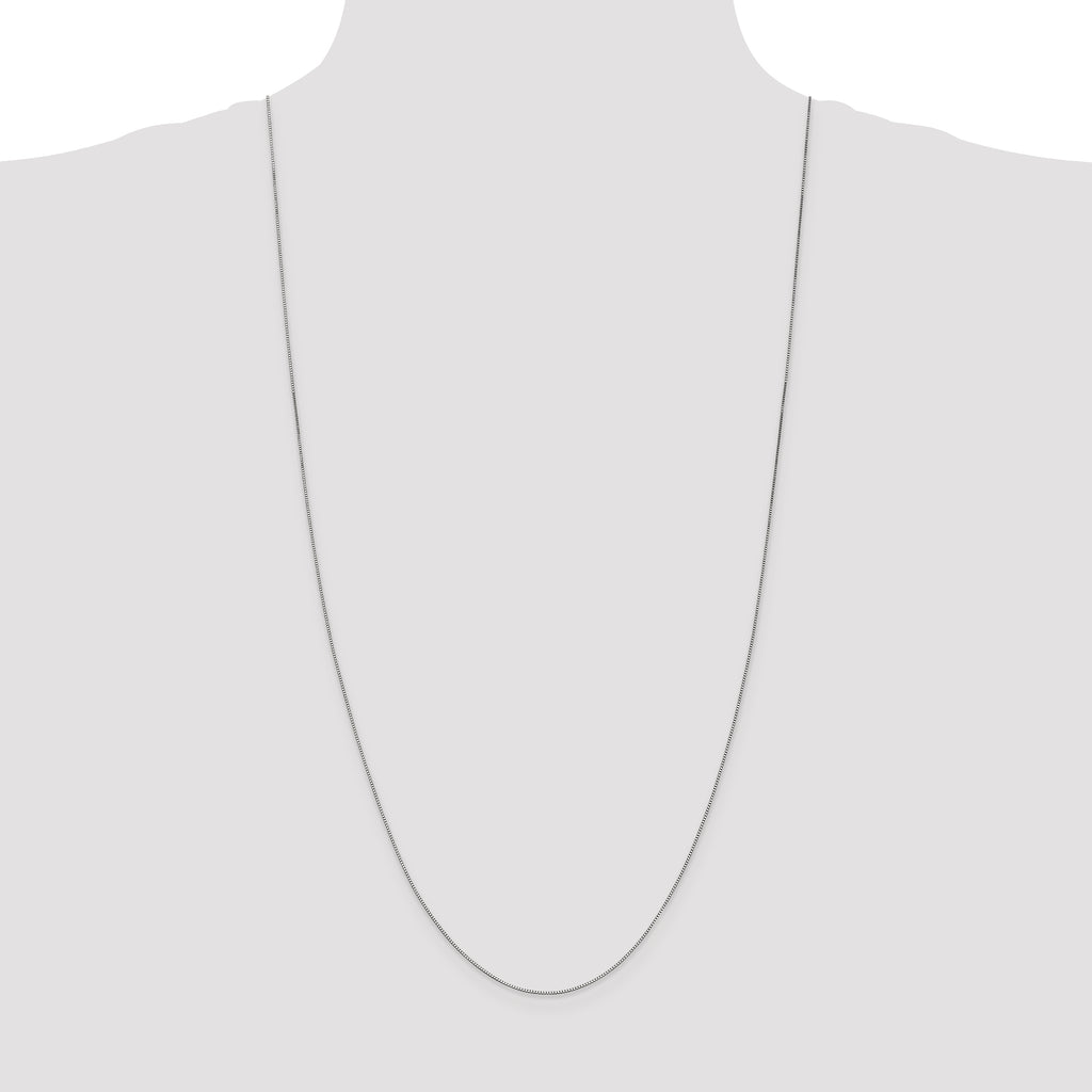 Box Chain in 14K Gold, Anklet to Necklace Lengths, 0.7mm - Sophia Jewelers