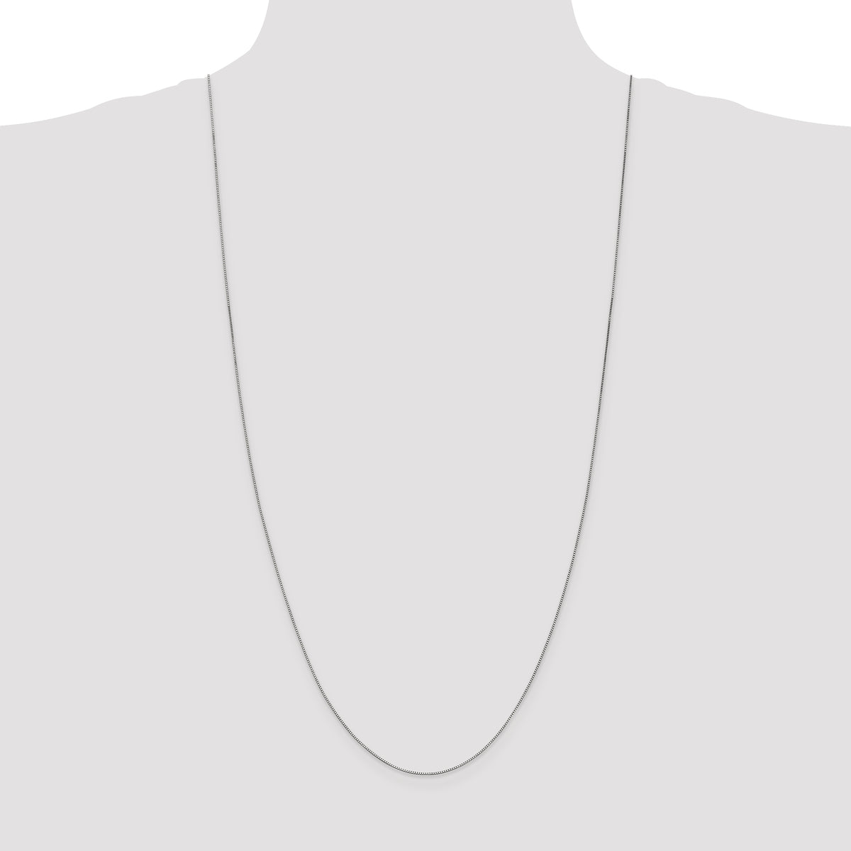 Box Chain in 14K Gold, Anklet to Necklace Lengths, 0.7mm - Sophia Jewelers