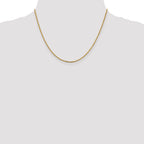 1.5mm 14K Yellow Gold Cyclone Chain - Sophia Jewelers