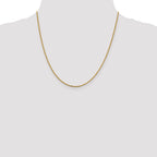 14K 1.5mm Cyclone Chain