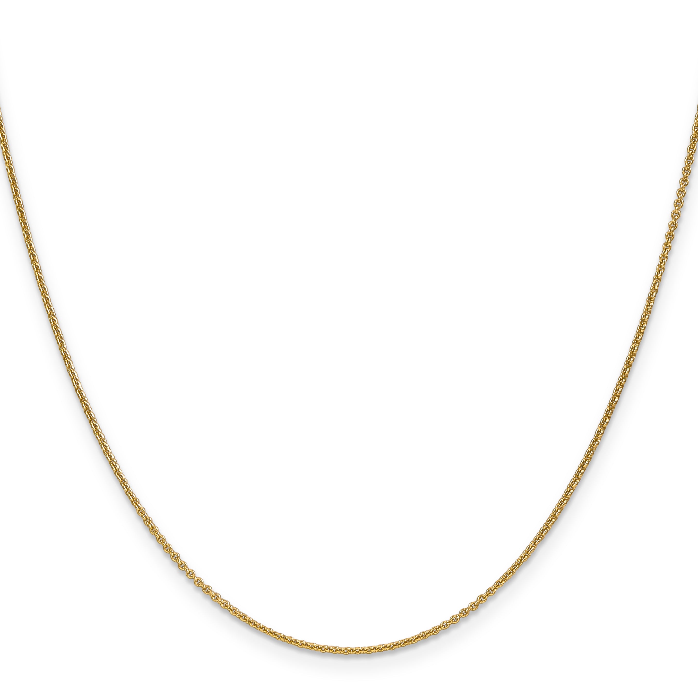 Round Cable Chain in 14K Yellow Gold, 1.1mm Secondary image