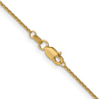 1.1mm 14K Yellow Gold Round Cable Chain - Sophia Jewelers