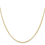 1.4mm 14K Yellow Gold Flat Cable Chain - Sophia Jewelers