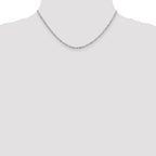 1.9mm 14K White Gold Singapore Chain - Sophia Jewelers