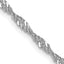 1.9mm 14K White Gold Singapore Chain - Sophia Jewelers