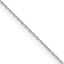 0.4mm 14K White Gold Cable Rope Chain - Sophia Jewelers