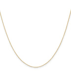 0.4mm 14K Yellow Gold Cable Rope Chain - Sophia Jewelers