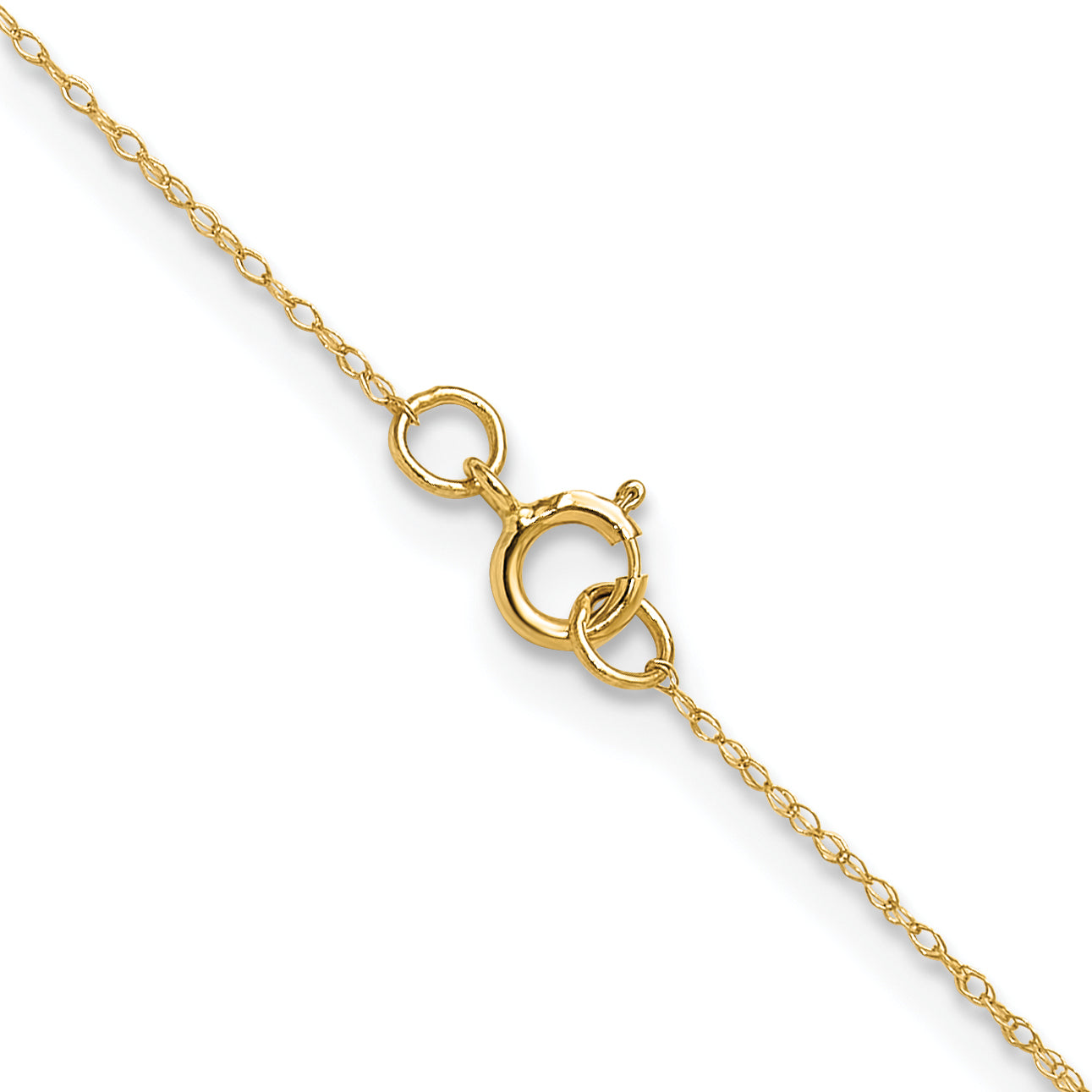 0.4mm 14K Yellow Gold Cable Rope Chain - Sophia Jewelers