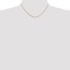 0.8mm 14K Yellow Gold Box Chain - Sophia Jewelers
