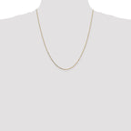 14K .8mm Box with Lobster Clasp Chain