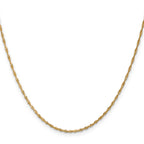 14K 1.3mm Singapore Chain
