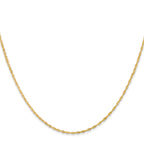 1.0mm 10K Yellow Gold Singapore Chain - Sophia Jewelers