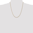 1.3mm 10K Yellow Gold Singapore Chain - Sophia Jewelers