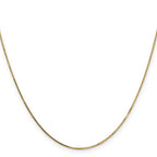 0.7mm 10K Yellow Gold Box Chain - Sophia Jewelers