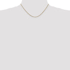1.0mm 14K Yellow Gold Box Chain - Sophia Jewelers