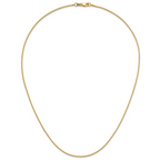 14K 1mm Box Chain