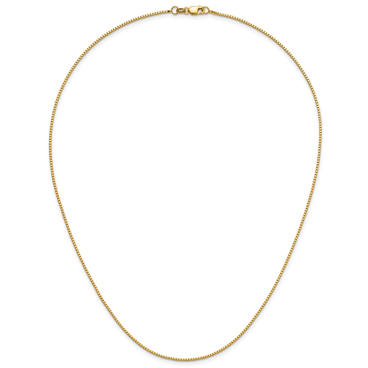 14K 1mm Box Chain