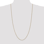 14K 1mm Box Chain