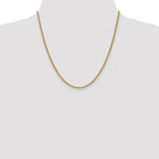 Spiga Wheat Chain Necklace in 14K Yellow Gold, 2.1mm - Sophia Jewelers