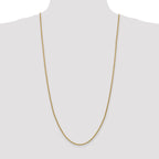 Spiga Wheat Chain Necklace in 14K Yellow Gold, 2.1mm - Sophia Jewelers