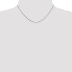 0.7mm 10K White Gold Box Chain - Sophia Jewelers