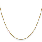 0.8mm 10K Yellow Gold Box Chain - Sophia Jewelers