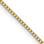 0.8mm 10K Yellow Gold Box Chain - Sophia Jewelers