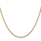 1.7mm 10K Yellow Gold Singapore Chain - Sophia Jewelers