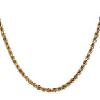 3.5mm 10K Yellow Gold Diamond-Cut Rope Chain - Sophia Jewelers